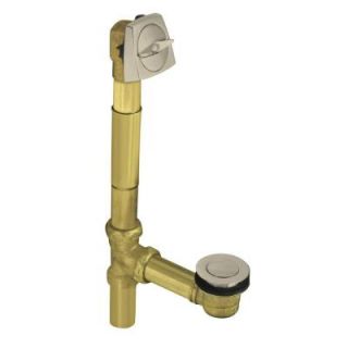 Clearflo 1 1/2 in. Brass Adjustable Pop up Drain in Vibrant Brushed Nickel K 7160 TF BN