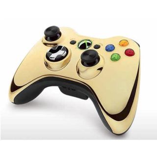 Xbox 360 Special Edition Chrome Series Wireless Controller (Gold)    Microsoft