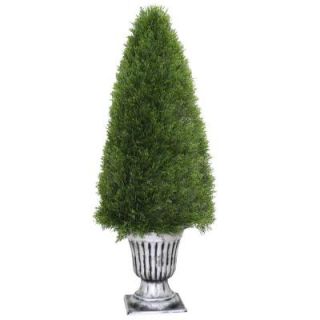 National Tree Company 48 in. Upright Juniper Tree in Silver Urn LCY4 703 48