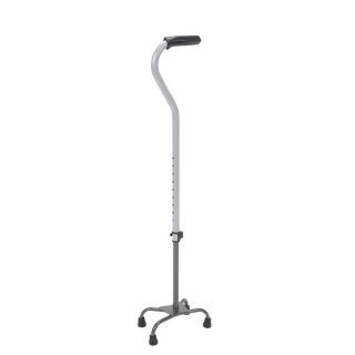 Drive Medical Small Base Quad Cane with Tab Lock Silencer and
