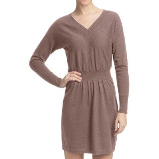 Lilla P V Neck Sweater Dress (For Women) 5688V