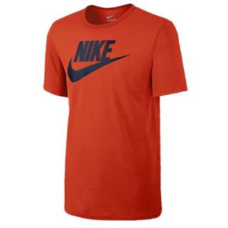 Nike Futura Icon T Shirt   Mens   Casual   Clothing   Team Orange/Midnight Navy