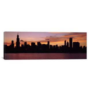 iCanvas Panoramic Buildings at the Waterfront, Lake Michigan, Chicago, Illinois, 2011 Photographic Print on Canvas