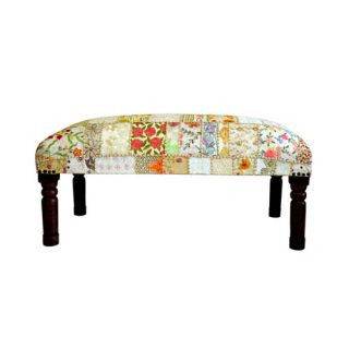 Wood and Upholstered Bedroom Bench by Imports Decor