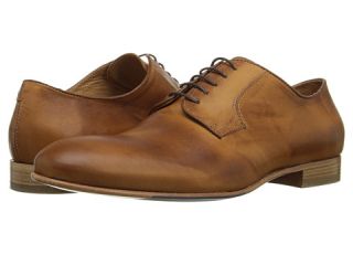 Massimo Matteo Plain Toe Burnished Tan