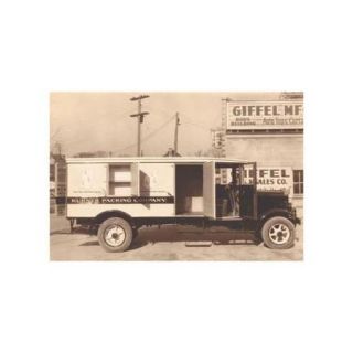 Kuhner Packing Company Truck Print (Canvas Giclee 12x18)