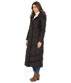 Cole Haan Maxi Down Coat with Oversized Collar Black