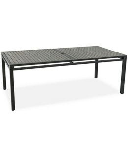 Aluminum 84 x 42 Outdoor Dining Table   Furniture