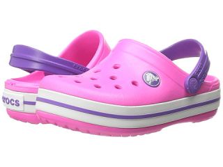 Crocs Kids Crocband (Toddler/Little Kid) Neon Magenta/Purple