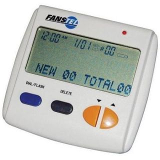 Fanstel G99m Giant Screen Caller Id Box   99 Phone Number Capacity   3 Display Lines   Call Waiting, Voice Mail   Off White (g99m)