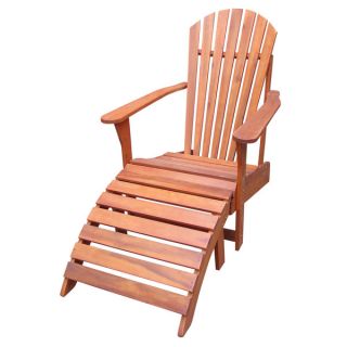 piece Adirondack Chair with Footrest Set   16470870  