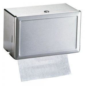 Bobrick B 263 Paper Towel Dispenser, 12 1/8 x 7 1/4" Surface Mount   Satin Finish Stainless Steel