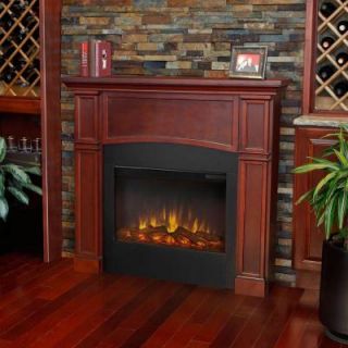Real Flame Bradford 46 in. Slim Line Electric Fireplace in Dark Mahogany 7600E DM