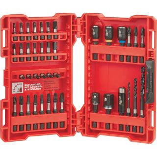 Milwaukee Shockwave Impact Duty Drill and Drive Set — 40-Pc., Model# 48-32-4006  Impact Driving Accessories