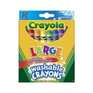 WASHABLE CRAYONS LARGE 8CT SCBBIN3280 33 (pack of 33)