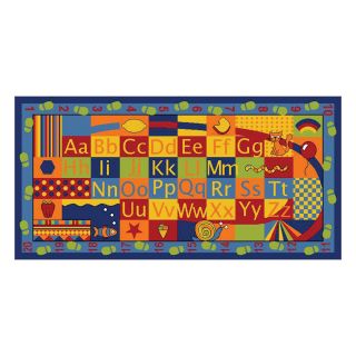 Learning Carpets Play Carpets Rectangular Indoor/Outdoor Educational Area Rug (Common 3 x 6; Actual 36 in W x 78 in L)