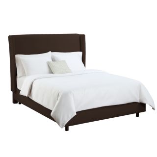 Skyline Furniture Diversey Chocolate King Upholstered Bed