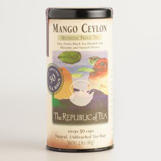 The Republic of Tea Mango Ceylon Tea, 50 Count