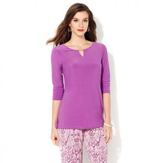 IMAN Global Chic Solid Stretch Tunic   7959644