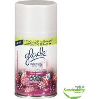 Glade Automatic Spray Air Freshener Refill, Fresh Berries, 6.2 Ounces