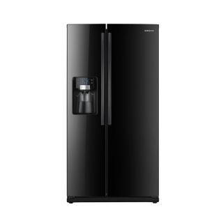 Samsung 25.5 cu ft Side By Side Refrigerator with Single Ice Maker (Black) ENERGY STAR