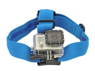 Blue Underwater Waterproof Camera Elastic Adjustable Head Strap Mount Belt for GoPro HD Hero 2 / 3 camera