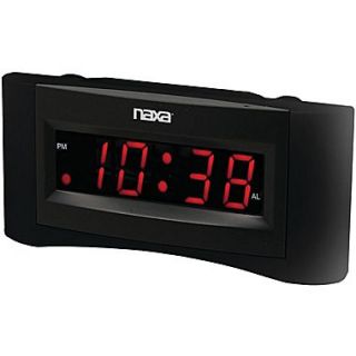 Naxa NRC 165 FM Dual Alarm Clock With USB Charger