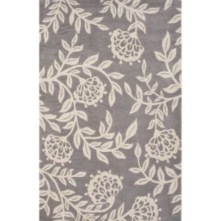 Devine Polyester Hand Tufted Gray Area Rug by Jaipur Rugs