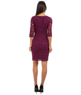 adrianna papell 3 4 sleeve lace dress, Clothing, Women
