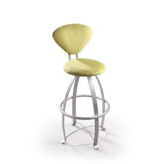 Createch Mia 24'' Swivel Bar Stool with Cushion