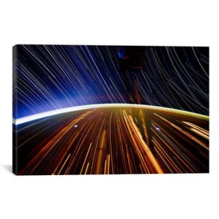 iCanvas Astronomy and Space 'Long Exposure Star Photograph from Space II' Graphic Art on Canvas