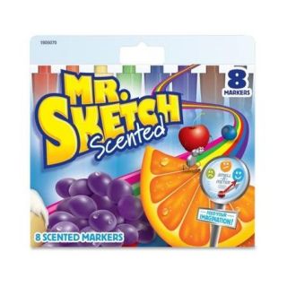Sanford Ink Corporation Mr. Sketch Scented Watercolor Markers, 8 Colors, 8/Set