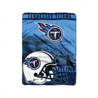 Officially Licensed NFL Ultra Soft Throw   60" x 80"   Titans   7763351