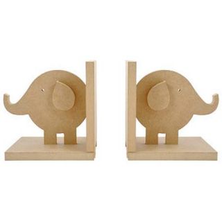 Beyond The Page MDF Elephant Bookends 5"X5"X5" 1 Pair/Pkg 