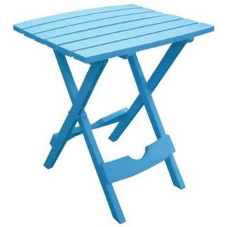 Adam Mfg. 8500 21 3700 Quik Fold Side Table   Pool Blue