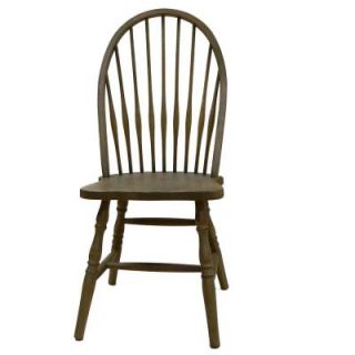 Carolina Cottage Windsor Dining Chair in Weathered Oak 1C13 969