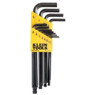 Klein Tools 12 Piece L Style Ball End Hex Key Set BLK12