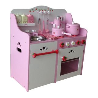 Berry Toys My Strawberry Wooden Play Kitchen