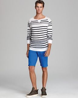 Diesel K Lolli Stripe Sweater & Chi Tight Solid Shorts