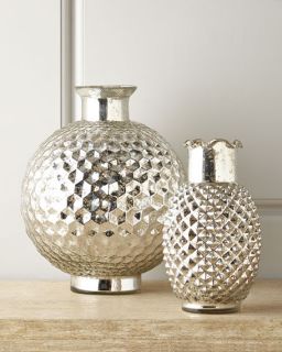 Nature Inspired Mercury Glass Vases