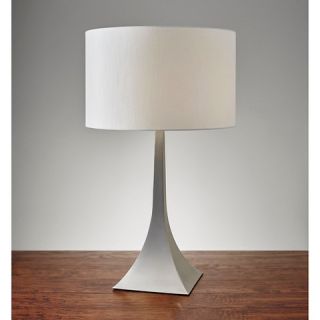Adesso Luxor Tall Table Lamp   Silver