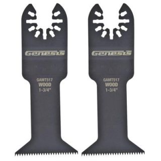 Genesis 1 3/4 in. Coarse Tooth Flush Cut Blade (2 Pack) GAMT517 2