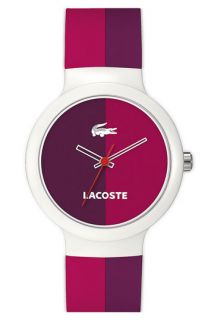 Lacoste Goa Stripe Silicone Strap Watch, 40mm