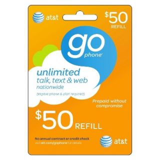 AT&T Mobility $50 Prepaid Gophone Card
