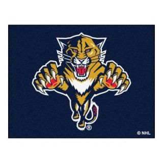 FANMATS Florida Panthers 2 ft. 10 in. x 3 ft. 9 in. All Star Rug 10536