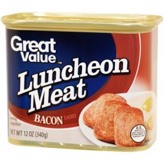Great Value Bacon Flavored Luncheon Meat, 12 oz