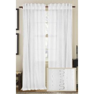 Fine Living Ivory LUSTRE Cotton Org Rod Pocket Curtain   50 in.W x 108 in. L 173