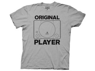 PlayStation Original Player Adult Silver T Shirt