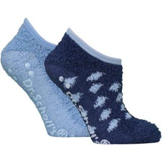Dr. Scholl's Women's Cozy Liner Spa Socks With Grippers 2 Pack