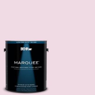 BEHR MARQUEE 1 gal. #M130 1 Pink Posies Satin Enamel Exterior Paint 945001